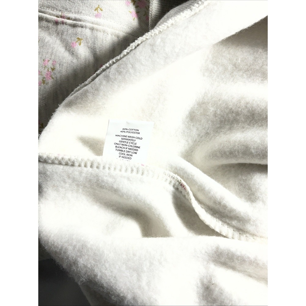 Simply Southern Floral Teddy Bear Love Graphic Sweatshirt Pink Gray Large CON90 - Picture 14 of 14